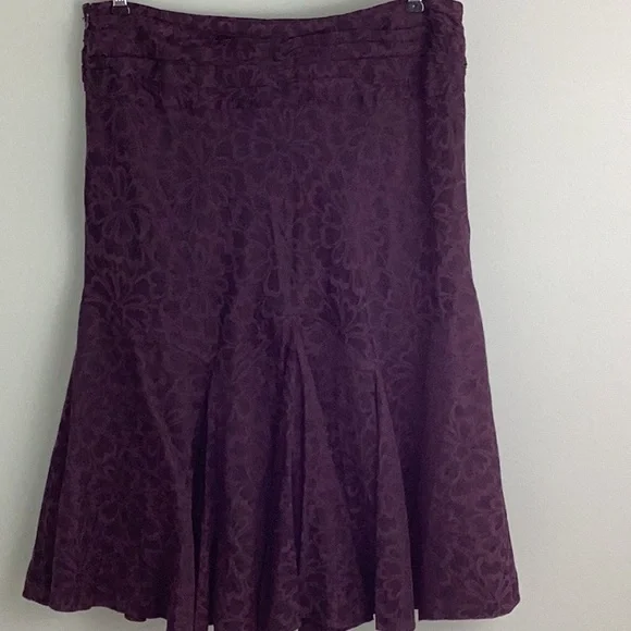 Anthropologie Purple Midi Skirt - Picture 5 of 8